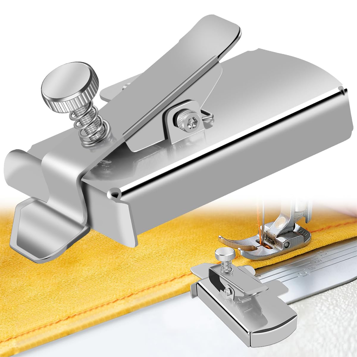 HASTHIP Magnetic Seam Guide for Sewing Machine, Magnet Metal Sewing Guide with Clip, Universal Seam and Hem Guides for Sewing Straight Lines - Easy to Use HASTHIP Magnetic Seam Guide for Sewing Machine, Magnet Metal Sewing Guide with Clip, Universal Seam and Hem Guides for Sewing Straight Lines - Easy to Use